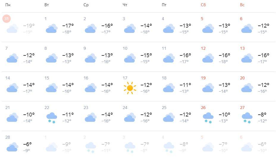 Фото Синоптики опубликовали прогноз погоды на февраль в Новосибирске 2